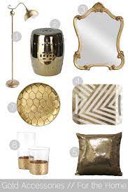 Golden Accessories For The Home Gold Home Decor Decor Gold Decor