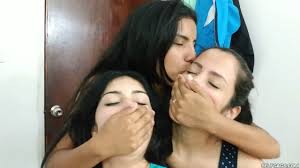 Sensual Lesbian Hand Gagging | GagTheGirl