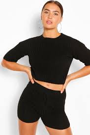 Maybe you would like to learn more about one of these? Rib Knit Top Shorts Co Ord Boohoo