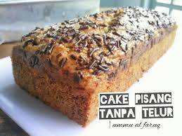🔹 haluskan pisang dengan garpu / blender sampai halus, sisihkan. Cake Pisang Tanpa Telur By Ummu Al Faruq Langsungenak Com