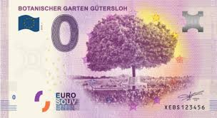 Diverse verfremdete pdf euroscheine am pc ausfüllen und ausdrucken. 0 Euro Schein Botanischer Garten Gutersloh Ostwestfalisch