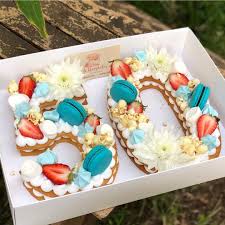 50th Birthday Cookie Cake Ideas Happy 50th Birthday Strawberry Gargeran Blue Biscuit Meringue Macarons Flower Popcorn Cookie Cake Designs Number Birthday Cakes 50th Birthday Cake