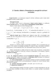 2 Determinarea Energiei De Activare