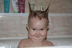 But the following hacks can help you tame them properly. Funny Baby Hair Style During Bath Wallpaper I M Batman Baby Meme 2200x1460 Wallpaper Teahub Io