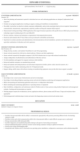 Still cannot find a dream job? It Systems Administrator Resume Sample Mintresume