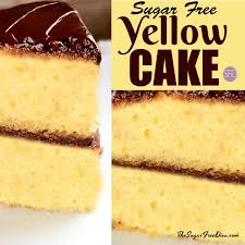 sugar free yellow cake recipe