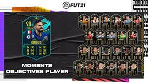 Olivier giroud is a frenchman professional football player who best plays at the striker position for the chelsea in the premier league. Fifa 21 Giroud Via Player Moments Objectives In Fut