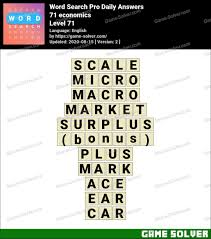 Puzzles and riddles in economics. Word Search Pro 71 Economics Answers Game Solver