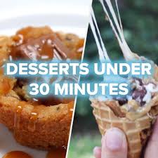 What is it about being cooped up inside that makes people want to pick up a bread pan or cookie sheet? 5 Quick Desserts For Last Minute Parties Recipes