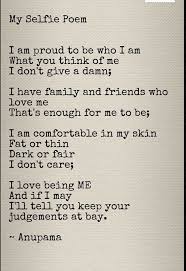 Selfie Poem Bio Poem Examples Bio Poems Poems