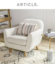 Gabriola Ivory Boucle Lounge Chair In 2020 Accent Chairs For Living Room Mid Century Modern Lounge Chairs Fabric Lounge Chair