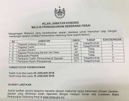 Majlis perbandaran seberang perai jawatan kosong. Facebook