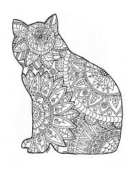 Ausmalbilder Katzen Fur Erwachsene 1ausmalbilder Com