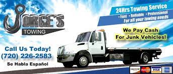 Denver cash for junk cars. Jorges Towing Home Facebook