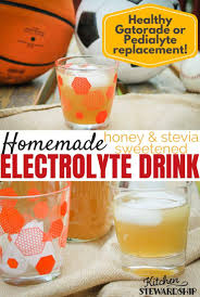 In a blender, pulse the ice to the size of pebbles. Healthy Homemade Electrolyte Drink Stevia Or Honey Sweetened