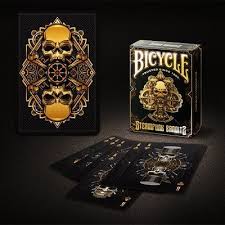 Bicycle Black And Gold Playing Cards Bicycle Steampunk Deck Black By Gamblers Warehouse Trick Bicycle Playing Cards Playing Cards Design Steampunk Bicycle
