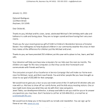 It is a very liberating and encouraging word and i receive it and will continue to speak it into my life! Thank You Letters Donors Will Love