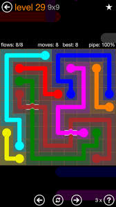 6 on the left and 6 on the right. Flow Free Solutions Flow Bridges Pack Set 9x9 Level 29