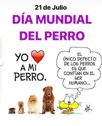 Esta efeméride mundial fue creada en el año 2004, a causa de la inmensa importancia de estos animales en la vida cotidiana de muchísimas personas. 21 De Julio Feliz Dia Dignidad Animal Chiguayante Facebook
