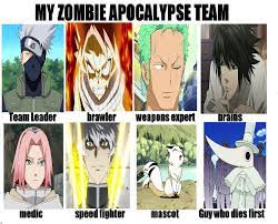 My Anime Zombie Apocalypse Team By Sparklingcat On Deviantart Anime Zombie Zombie Apocalypse Team Anime