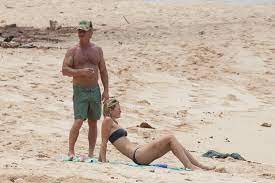 Sean Penn, 57, hits the beach with his bikini-clad actress girlfriend Leila  George, 26, in Hawaii | The Sun