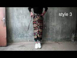 Tutorial Kain Lilit Tanpa Ring Tutorial Youtube Gaya Busana Model Pakaian Baru Model Pakaian