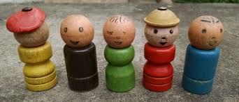Vintage 5 Fisher Price Wooden Little People For 990 Safety School Bus Old Vintage Toys Little People Cartoon Toys