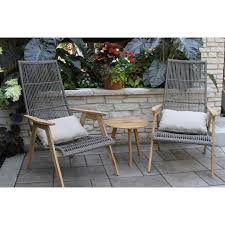Bay Isle Home Kennebunkport Teak And Wicker Basket Lounge Chair Wicker Lounge Chair Lounge Chair Outdoor Teak Chairs