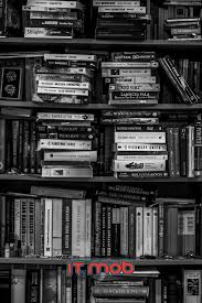 Aesthetic Black And White Book Covers It S Not The Most Intellectual Of The Species That Survives It Is Not The St In 2020 Black And White Photo Wall Black And White Aesthetic Black Aesthetic Wallpaper