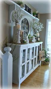 Dining Delight Easter Decor On Kitchen Sideboard Sideboard Decor Decor Kitchen Sideboard