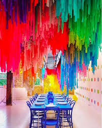 Bold Colourful Event In 2020 Pop Art Party Fringe Backdrops Art Party