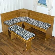 Greendale Home Fashions 4 Piece Nook Cushion Set Applegate Plaid Navy Blue Local Home Store Nook Cushion Breakfast Nook Furniture Breakfast Nook Table