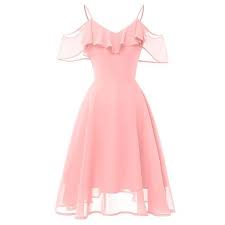 Strapped Flowy Shoulder Chiffon Dress Lace Straps Ruffle Flare Dress Chiffon Dress Cocktail Dress Lace