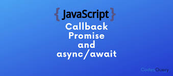 Callback Promise And Async Await In Javascript Codesquery In 2020 Javascript Promise Understanding