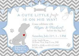 Puppy Baby Shower Invitation Boy Dog Baby Shower Invite Printable Invitation Puppy Dog Invite On Chevron Background Puppy Baby Shower Invitations Dog Baby Shower Puppy Baby Shower