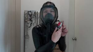 Anal destruction with a gas mask