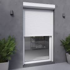 De 125 à 300 mm. Volet Roulant Electrique Alu Isole Blanc Motorise Filaire H 215 X L 120 Cm Leroy Merlin