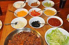 A complex fish taco contains the fishy, meaty, and spicy flavors, which allows it to be fed to the fireplace whelp. Taco Wikipedia