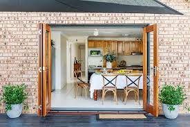 The bifold barn door and hardware system is made in the usa and. Timber Bi Fold Doors Better Homes And Gardens