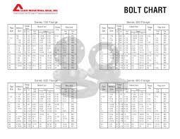 78 Described Flange Stud Chart