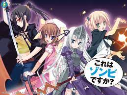Kore Wa Zombie Desu Ka Anime Girls Eucliwood Hellscythe Seraphim Haruna Yoshida Yuki 2k Wallpaper Hdwallpaper Deskto Kore Wa Zombie Desu Ka Anime Zombie