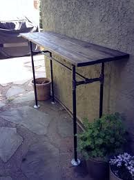 Pin By Tremain On West On Diy Bar Table Diy Patio Bar Table Diy Patio Table