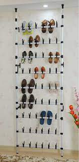 Wall Mounted Metal Shoe Rack For 30 Pair Rolling Shoes Racking Buy Wall Mounted Metal Rack Wall Mounted Metal Boot Rack Metal Door Hanging Shoe Rack Product On Alibaba Com