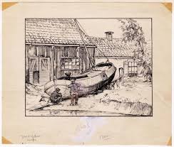 Pin Van Theunis Van Der Meer Op Schepen Pentekeningen Musea Pentekening