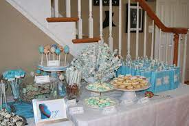 More Dessert Table Baby Boy Blue Shower Baby Shower Desserts Brunch Punch Desserts