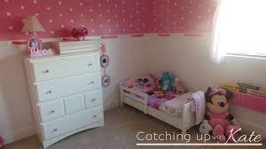The decal features minnie in a radiant ensemble wearing a light blue dress teamed with a pink bow and shoes. Minnie Mouse Room Diy Decor Highlights Along The Way