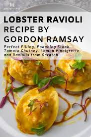 Gordon Ramsay S Famous Lobster Ravioli Recipe Learn How To Cook Perfect Salmon Lobster Filling Ravioli Recipe Homemade Ravioli Recipe Gordon Ramsay Recipe