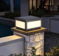 PAKEDANDUN Solar Pillar Light Outdoor, Modern Post Light ...