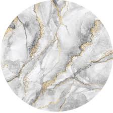 Indo nepal handgeknüpft teppich rot 100% wolle hochwertiger orientteppich. Rund Teppich Genova Grau Weiss Gold Trendcarpet De