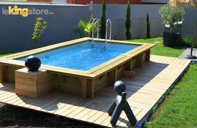 Piscine Bois Ubbink Azura Rectangulaire En Kit 350x200x71cm Avec Epurateur Lekingstore